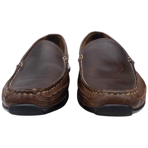 Allen Edmonds Boulder Venetian Driving Moccasin Men\'s 10.5 Brown Leather Loafer main image 4